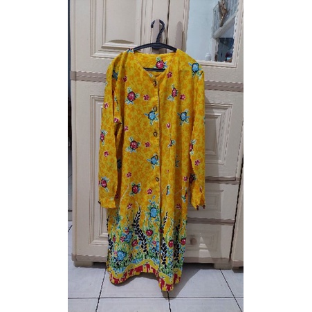 Baju atasan tunik kuning cantik PL