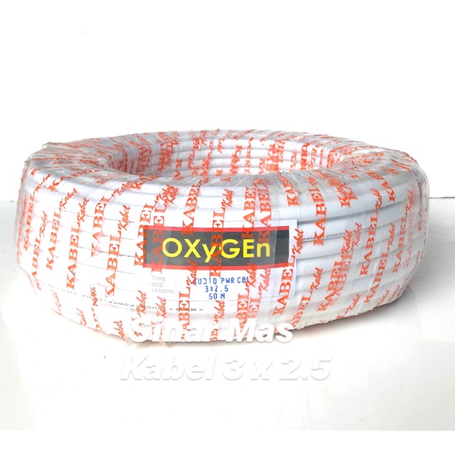 KABEL LISTRIK 3 x 1.5 OXYGEN / KABEL LISTRIK ISI 3 OXYGEN