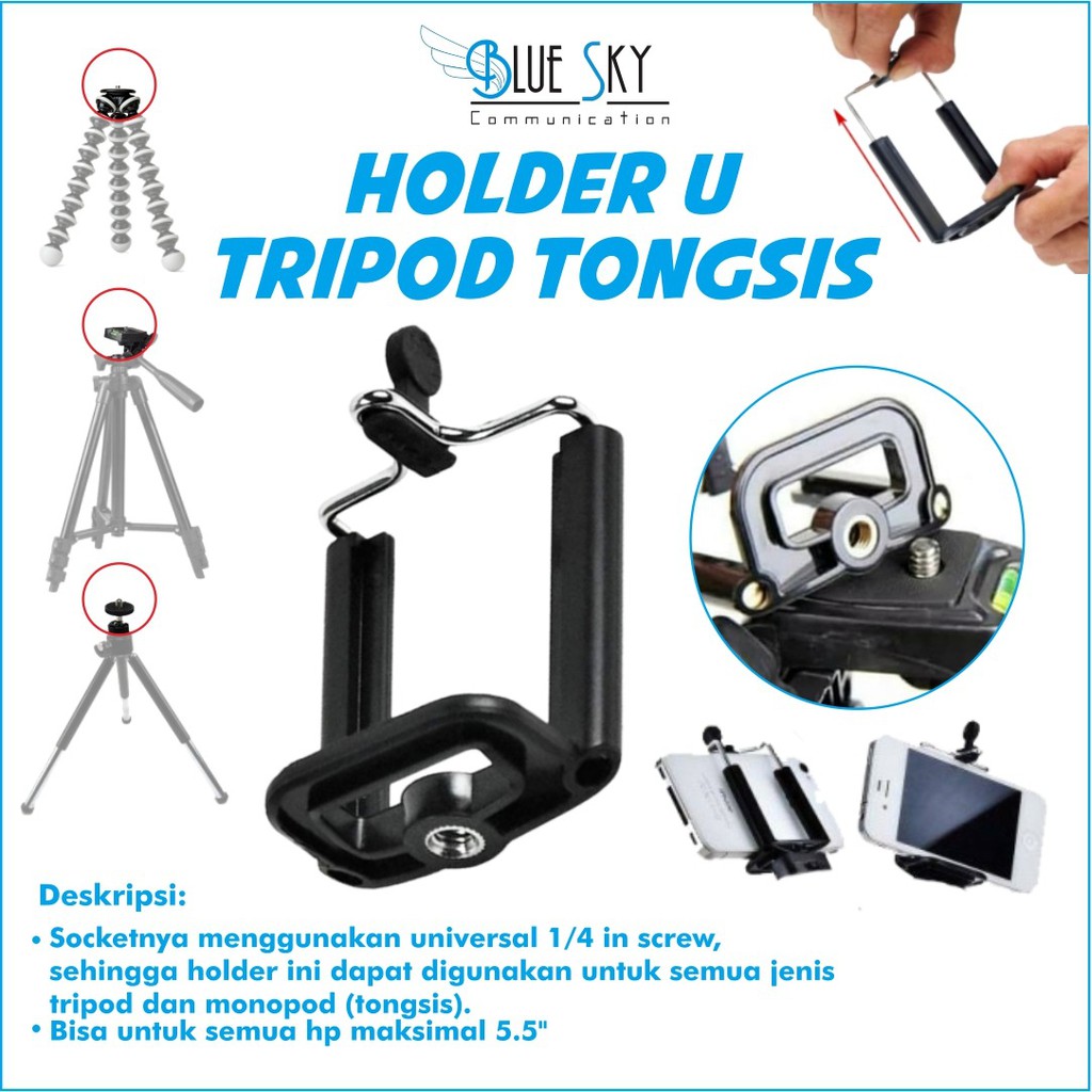 HOLDER U TRIPOD / TONGSIS