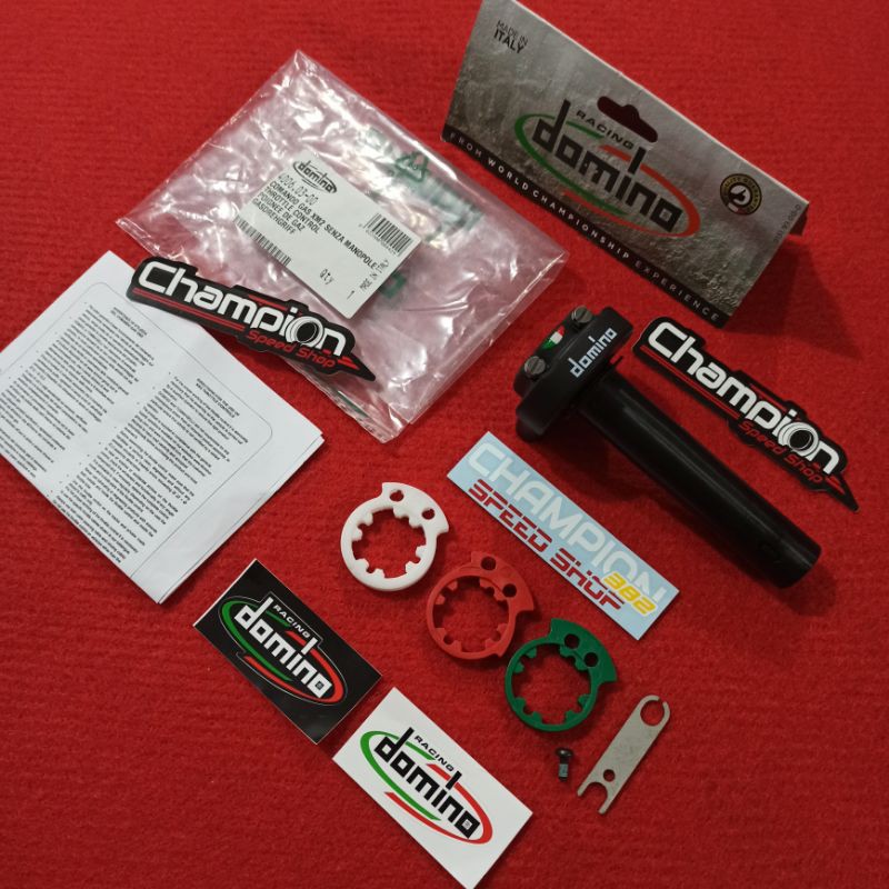 Gas Spontan Domino Racing Original Italy XM2 Honda ADV 150 PCX 150 Scoopy Vario 150 Vario 125 Vario 