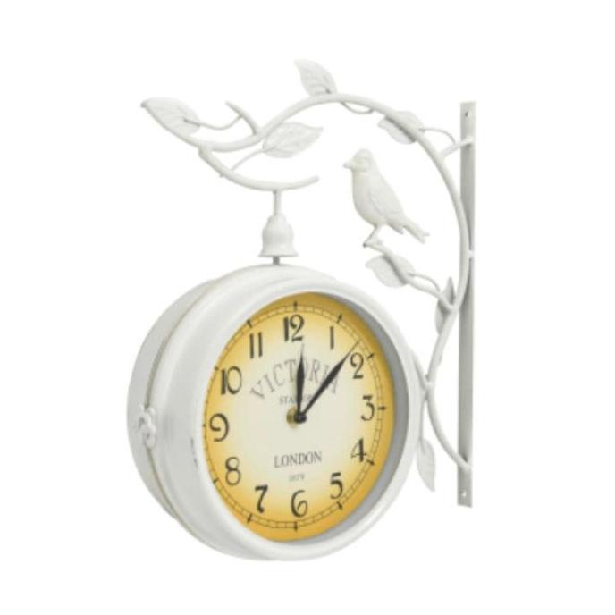 Hot Sale Jam Hias Taman/Jam Gantung 2 Sisi/Jam Hias Model Klasik/Garden Clock Terlaris