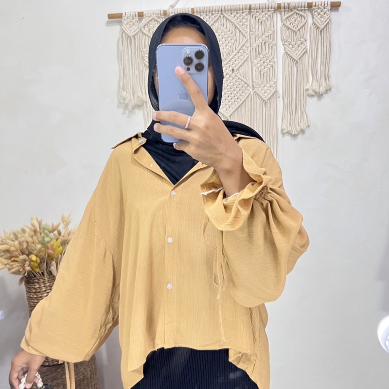 Zia shirt serut tangan