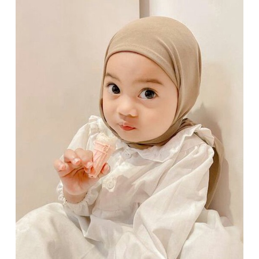 Pashmina instan anak jersey premium / jilbab instan anak 150x40cm / Pastan Anak Camila