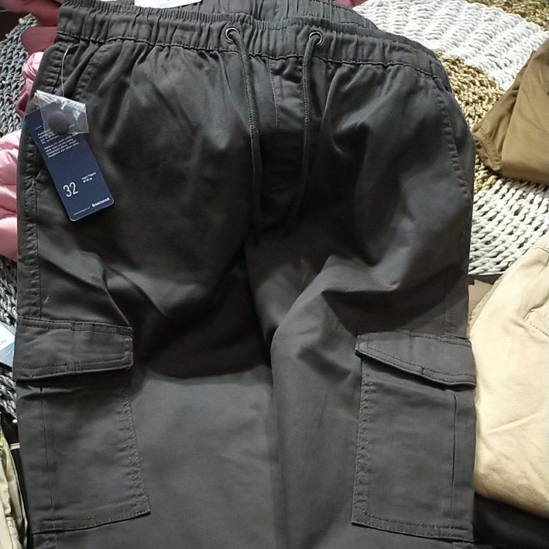 celana crater panjang original abu tua