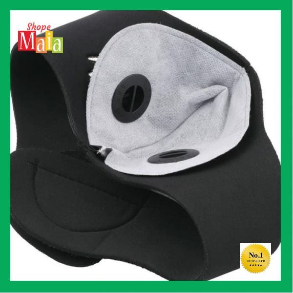 BAROKAH GAMIS Masker DUAL Filter Debu Udara sepeda Motor Anti Polusi olahraga sport