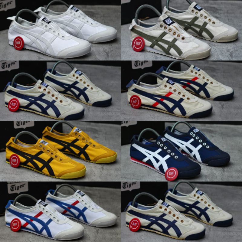 AQR538 Asics Onitsuka Tiger Slip On Pria Wanita Premium Import Vietnam Original Quality Best Seller