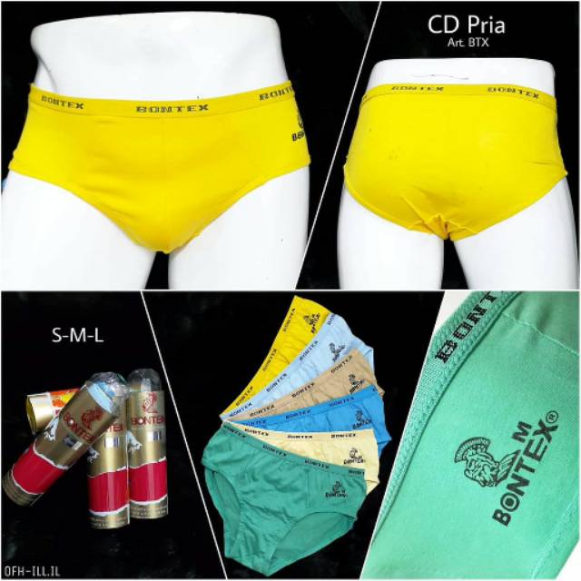 Celana Dalam Pria Bontex Botol