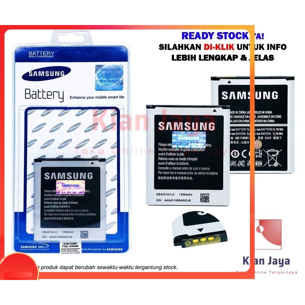 BATERAI BATRE HP SAMSUNG J1 MINI ORI 100%