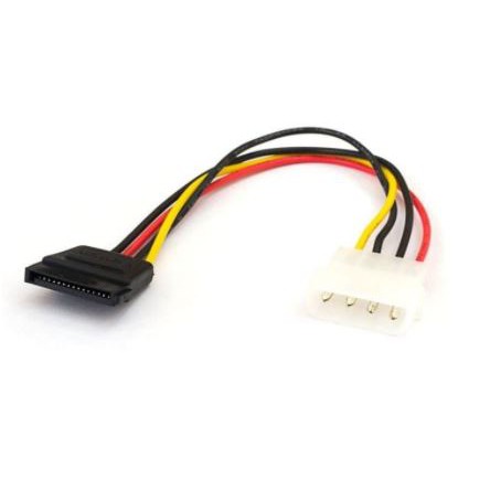 Cable Power sata 15 pin female To Molex 4 pin male standard Adapter for hdd ssd harddisk pc computer