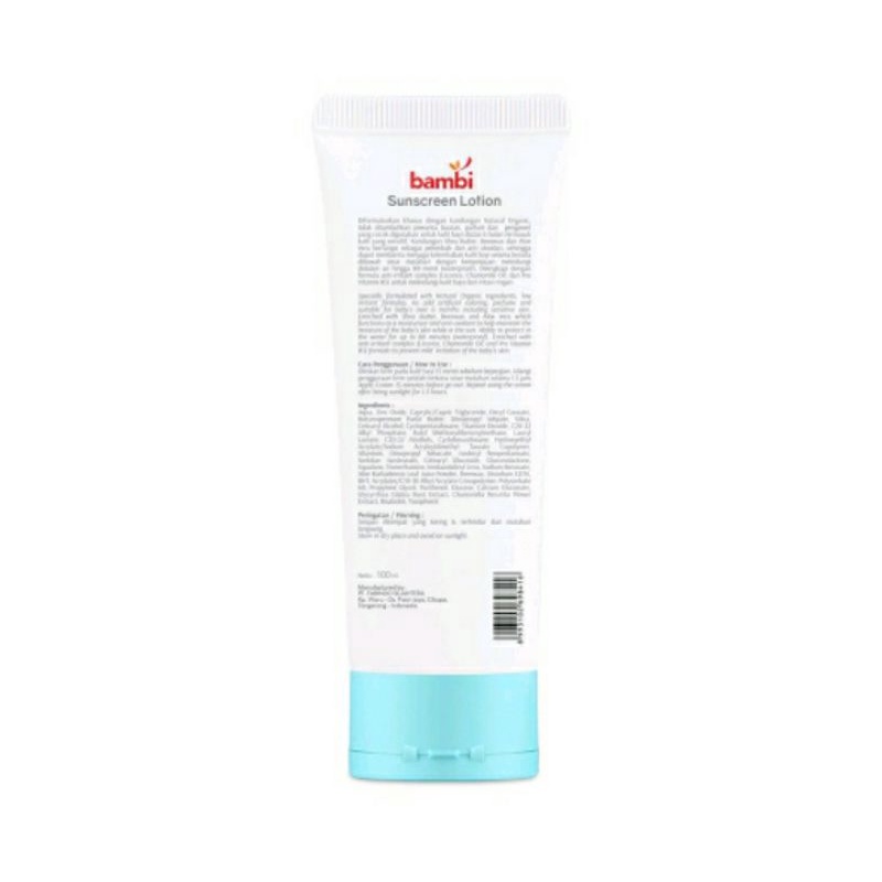 Bambi baby sunscreen lotion 100 ml