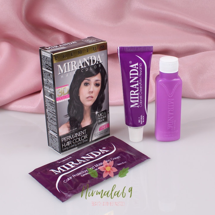 Miranda Permanent Hair Color 3D/pikok miranda/pewarna rambut permanen/cat rambut miranda hair color/