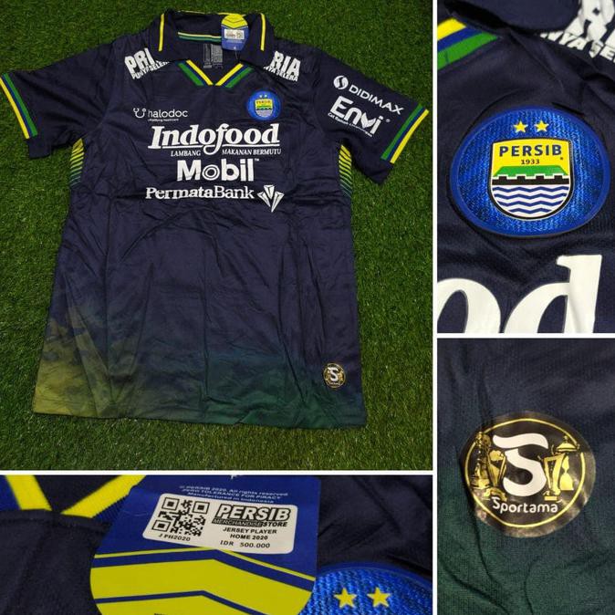 JERSEY BOLA PERSIB BANDUNG 3RD LIGA 1 2020 GRADE ORI - XL