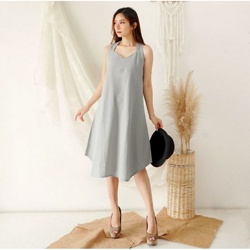 Valerie Dress (Dress Linen polos)