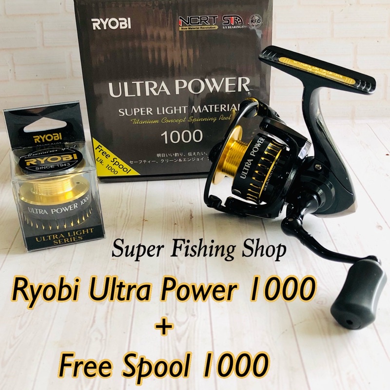 Reel Ryobi Ultra Power 1000 BONUS SPOOL UKURAN 1000