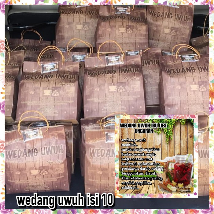 

Wedang uwuh ibu lies isi 10 (BERKUALITAS)