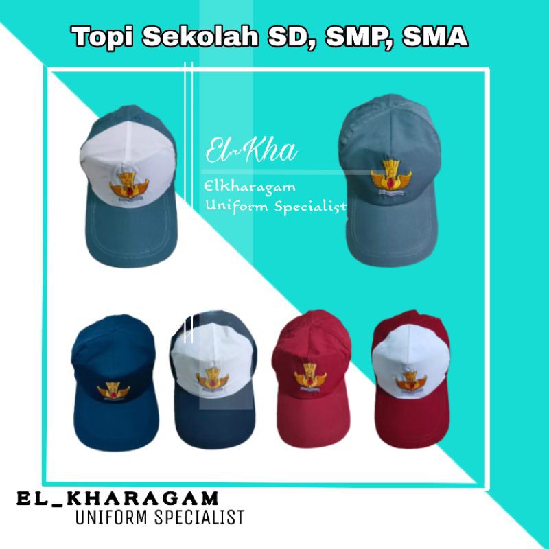Grosir Topi sekolah SD, SMP, SMA