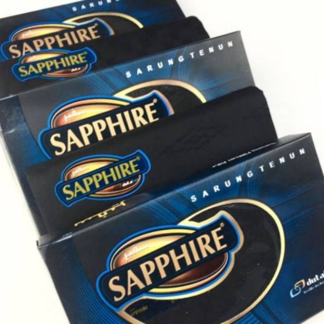 Sarung Sapphire Hitam Polos Sarung Berkualitas