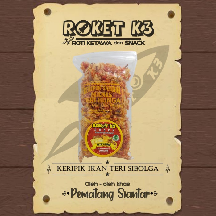 

Keripik Teri Sibolga Oleh-Oleh Makanan Ringan Enak Cemilan Jajanan