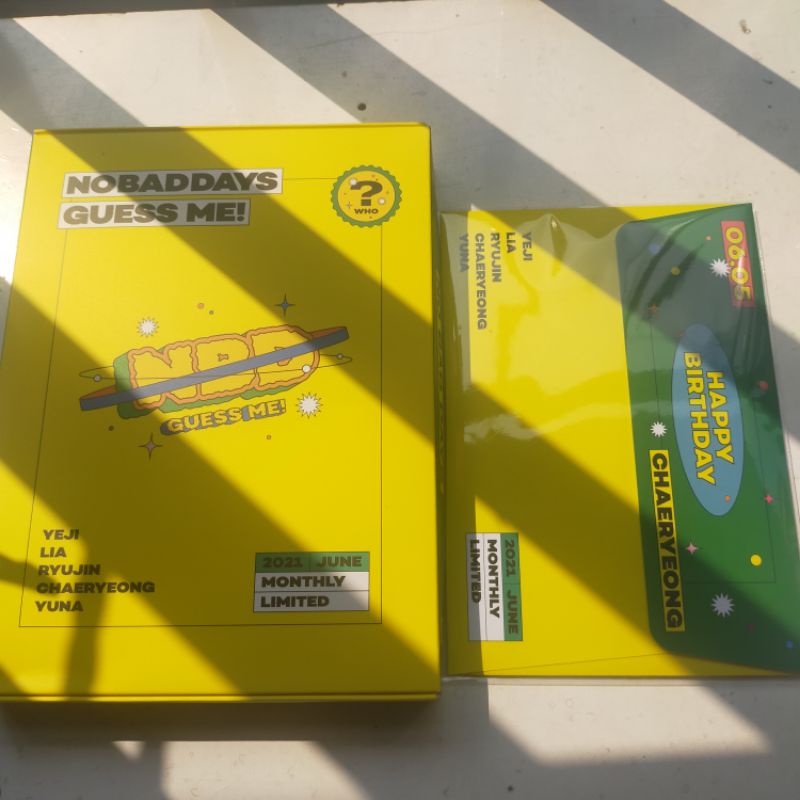 no bad days ( NBD ) June itzy Yuna chaeryeong yeji ryujin lia