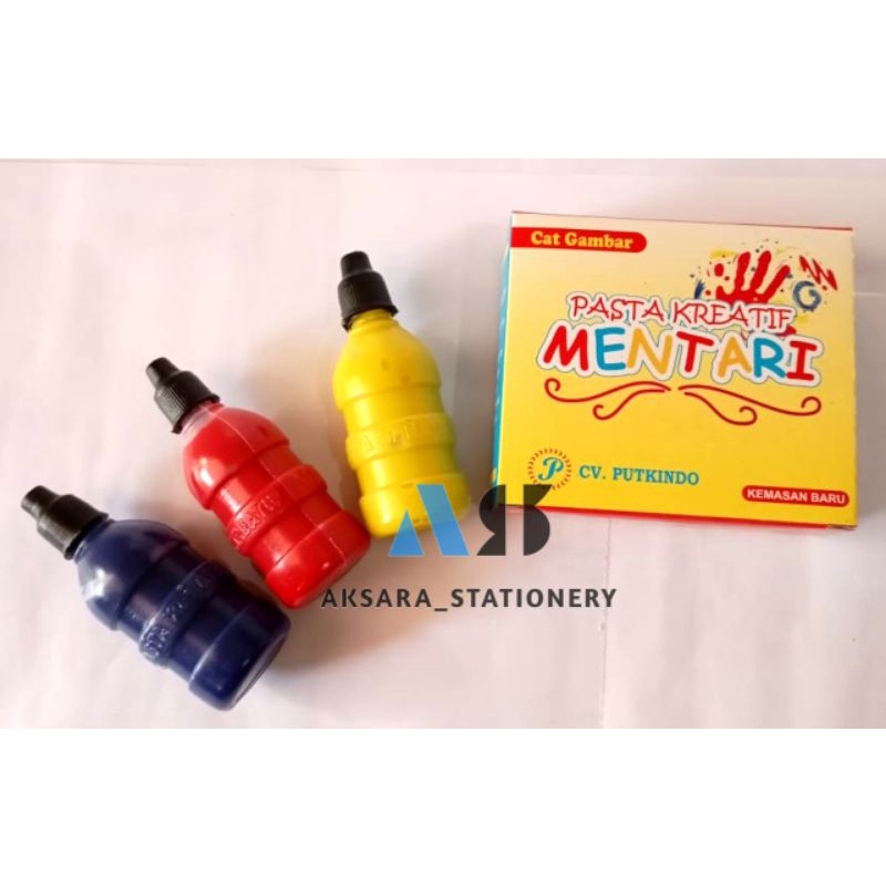 

SATU PACK ( ISI 3 WARNA X 50ml ) CAT GAMBAR PASTA KREATIF MENTARI