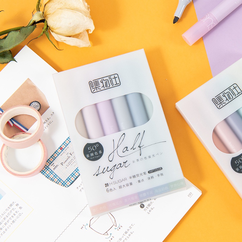 

Half Sugar Highlighter Stabilo Warna Pastel