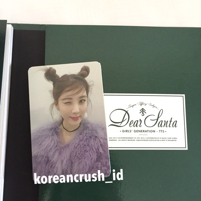 Girl’s Generation TTS - Dear Santa Seohyun photocard