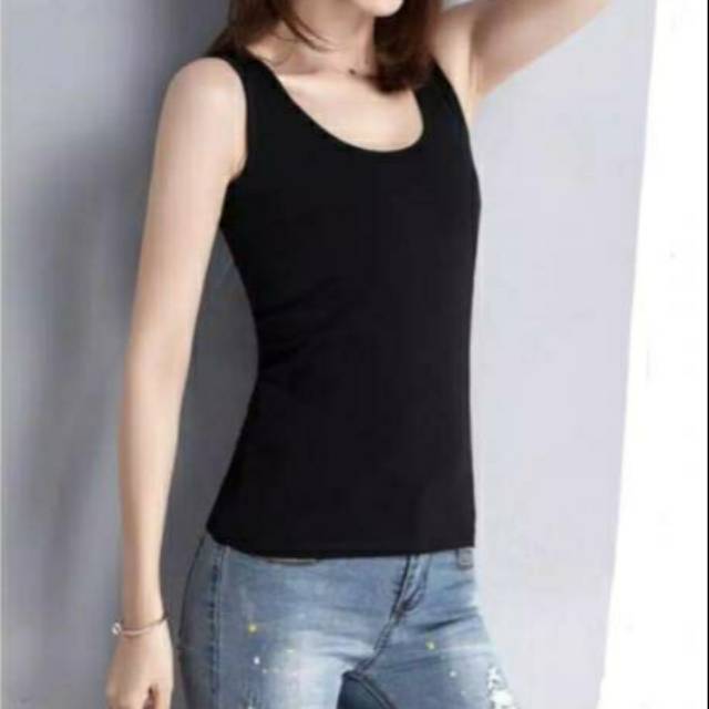 BH 190 Meygrosir bahan spandek tank top bis all size