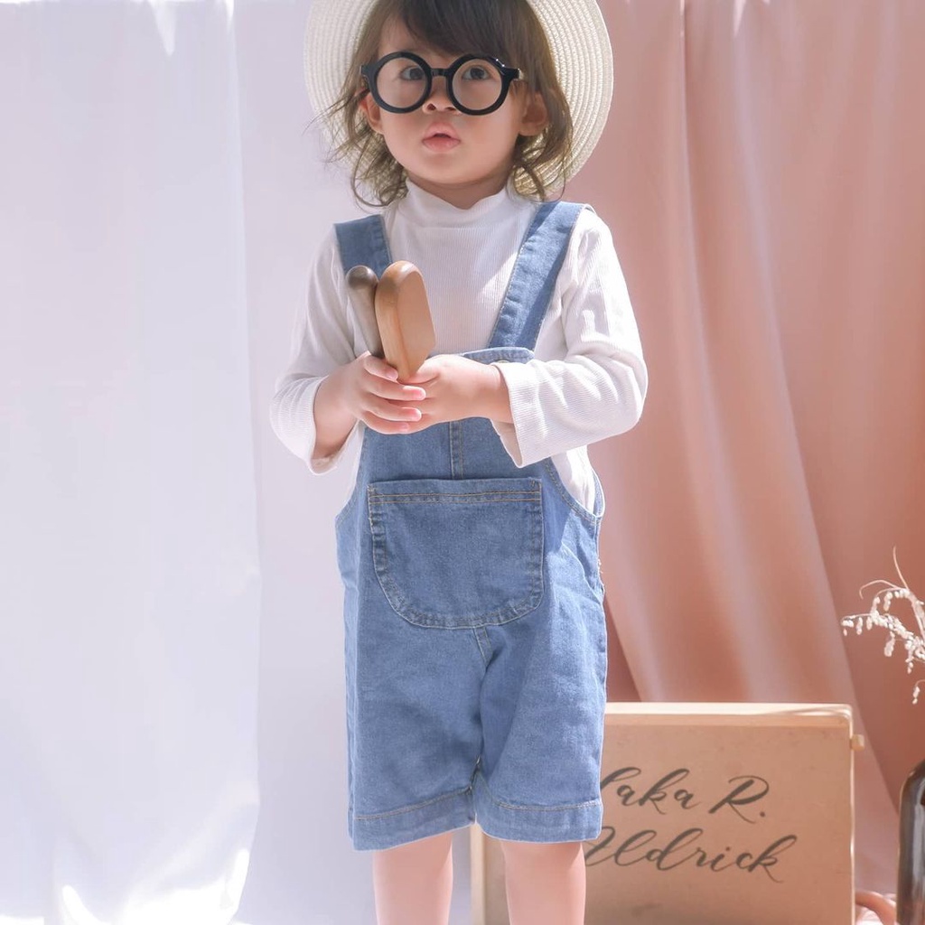 LOVA OVERALL CELANA JEANS ANAK LAKI LAKI PEREMPUAN CELANA JEANS BAYI OVERALL CELANA KODOK ANAK BAJU 