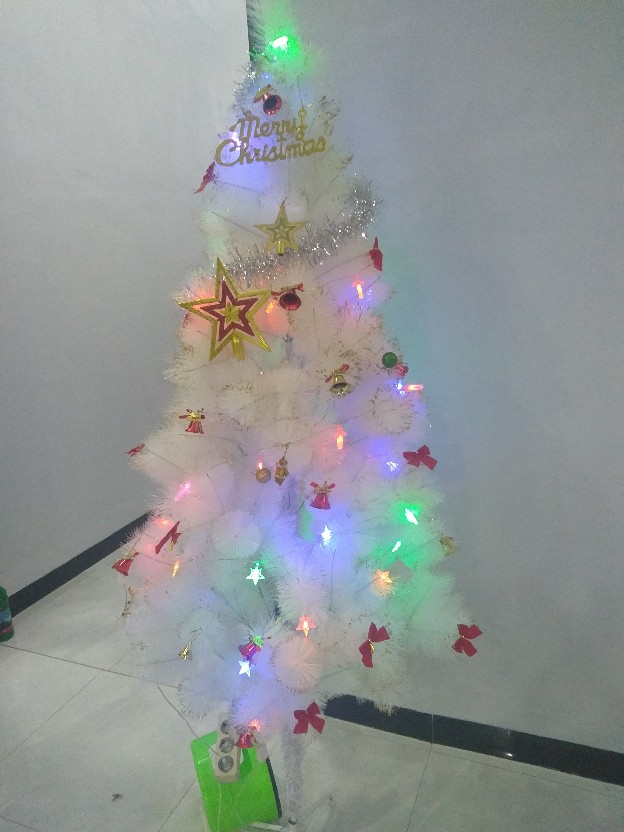 Pohon Natal Hiasan Natal Pita 1/12 Aksesoris Natal