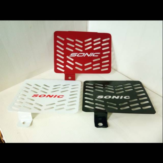 tutup radiator honda SONIC 150 bahan plat tebal
