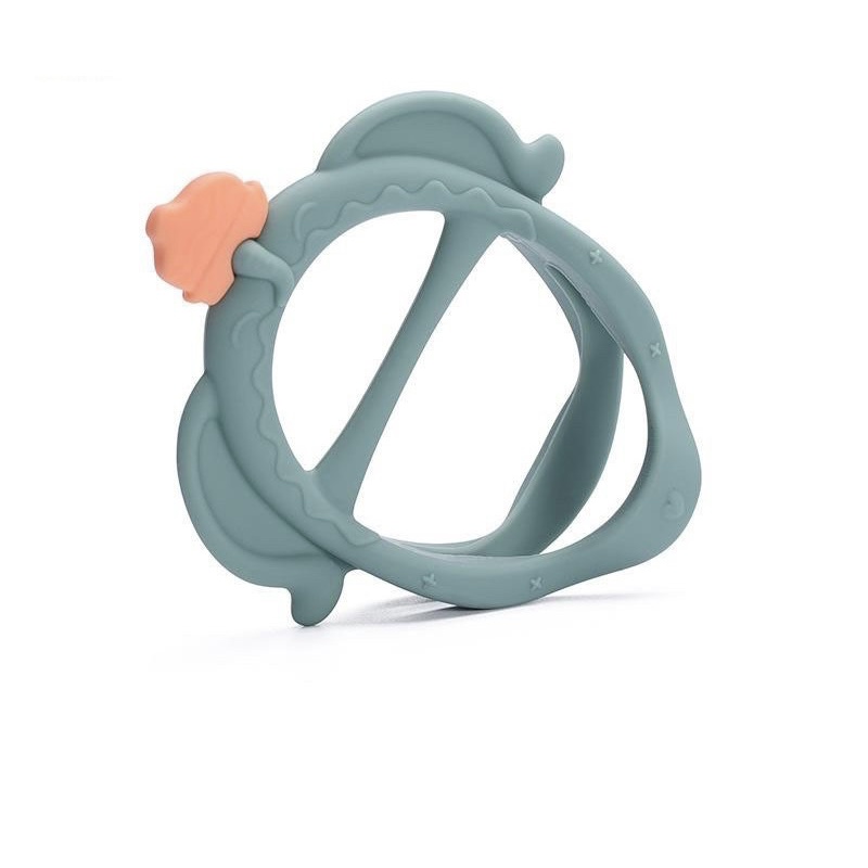 Leleoncare Teether Bayi / Teether Premium /Teether Gelang / Gigitan Bayi Bentuk Gelang-Green