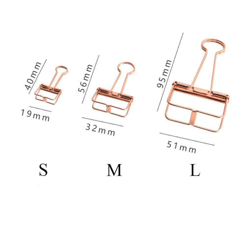 Klip Pengikat Nanas Dekorasi Swallowtail Clamp Paper Organizer Penjepit Kertas