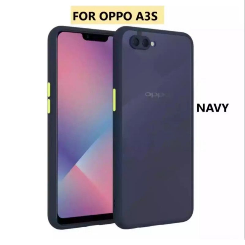 CASE Oppo A3S softcase Casing premium New pelindung camera 360