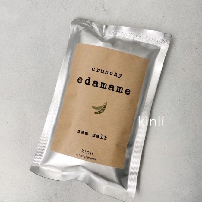 

crunchy edamame kacang jepang 100g sea salt vacuum fried healthy snack