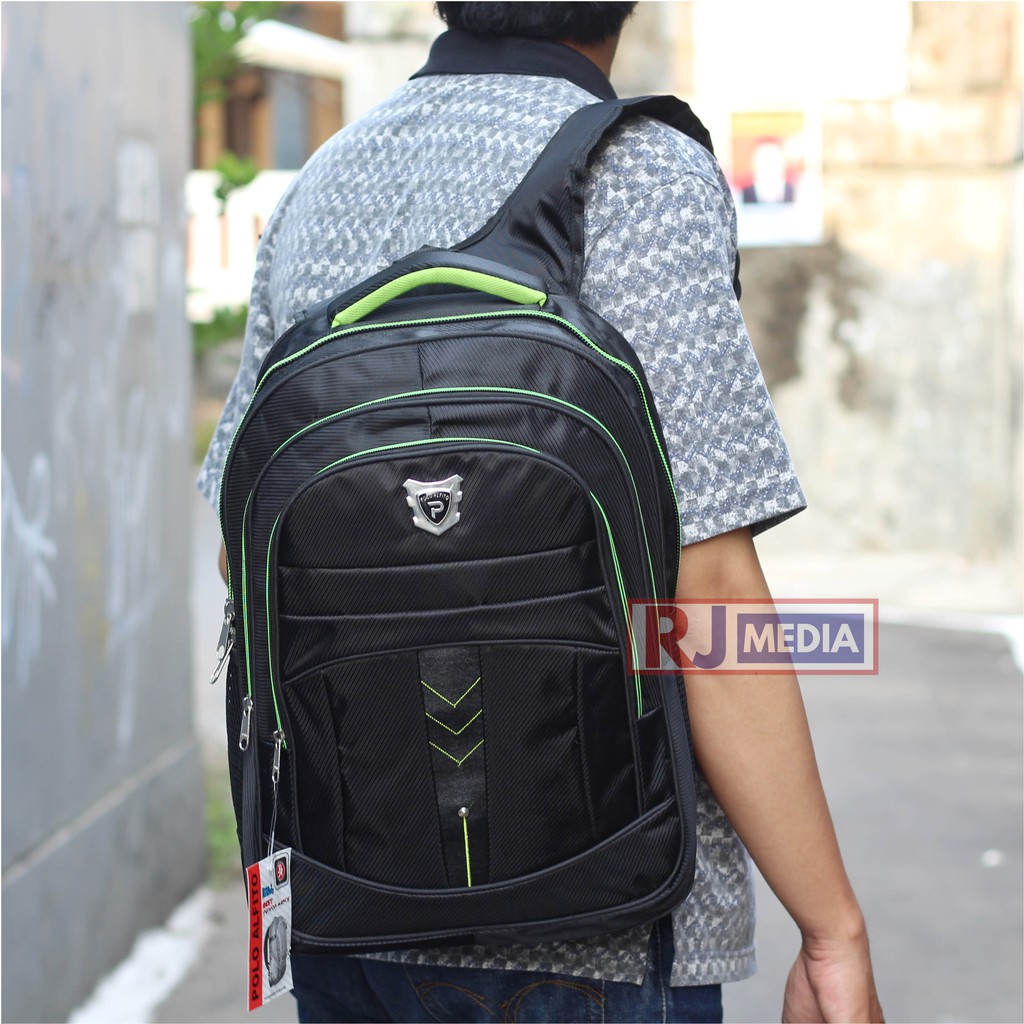 Tas Ransel Sekolah Laptop In Warna Pria Wanita Tas Ransel Pria Tas Punggung Keren Stylish Trendy  Backpack Polo Alfito Original Sekolah Kerja Kuliah Murah Bagus