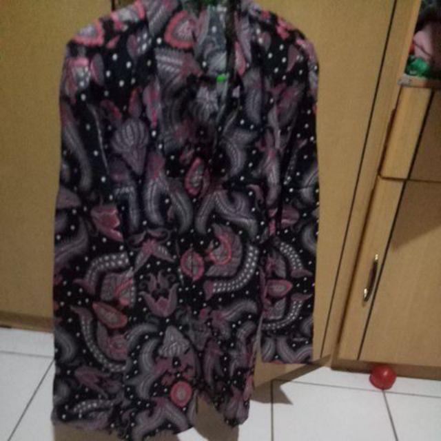 Kemeja Batik Lengan Panjang Sogan  Murah