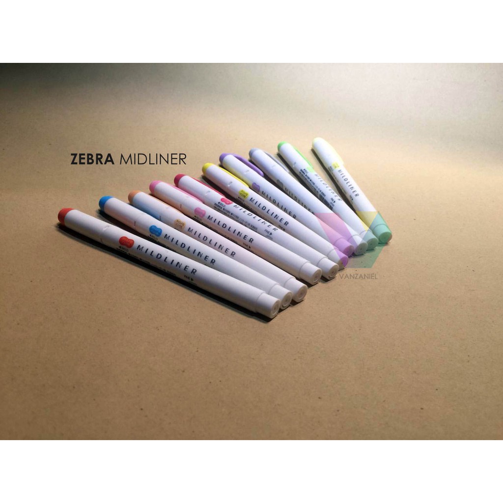 

ZEBRA MILDLINER Double-Sided Highlighter - Fine / Bold | zebra stabilo | midliner