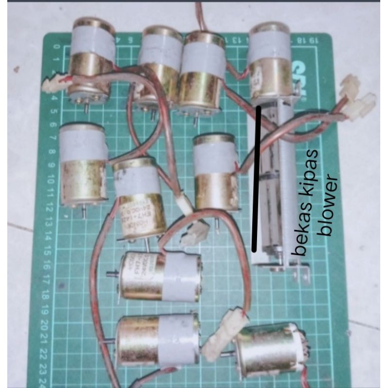 dinamo mesin kipas blower panjang DC 24V 3000rpm