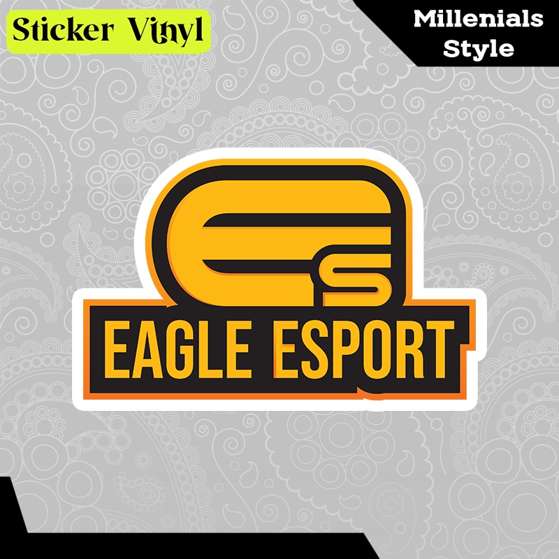 

Stiker Sticker Eagle Esports Gaming Team Game PUBG Mobile Milenial Style Aesthetic Vinyl Satuan Anti Air