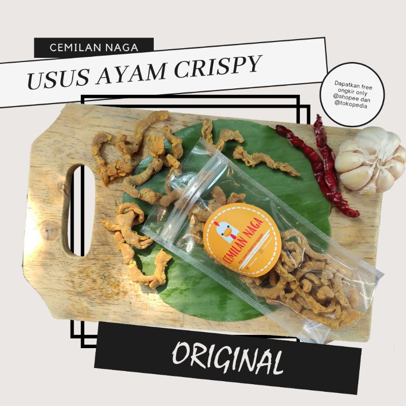

Usus Crispy Original cemilan murah by Cemilan Naga