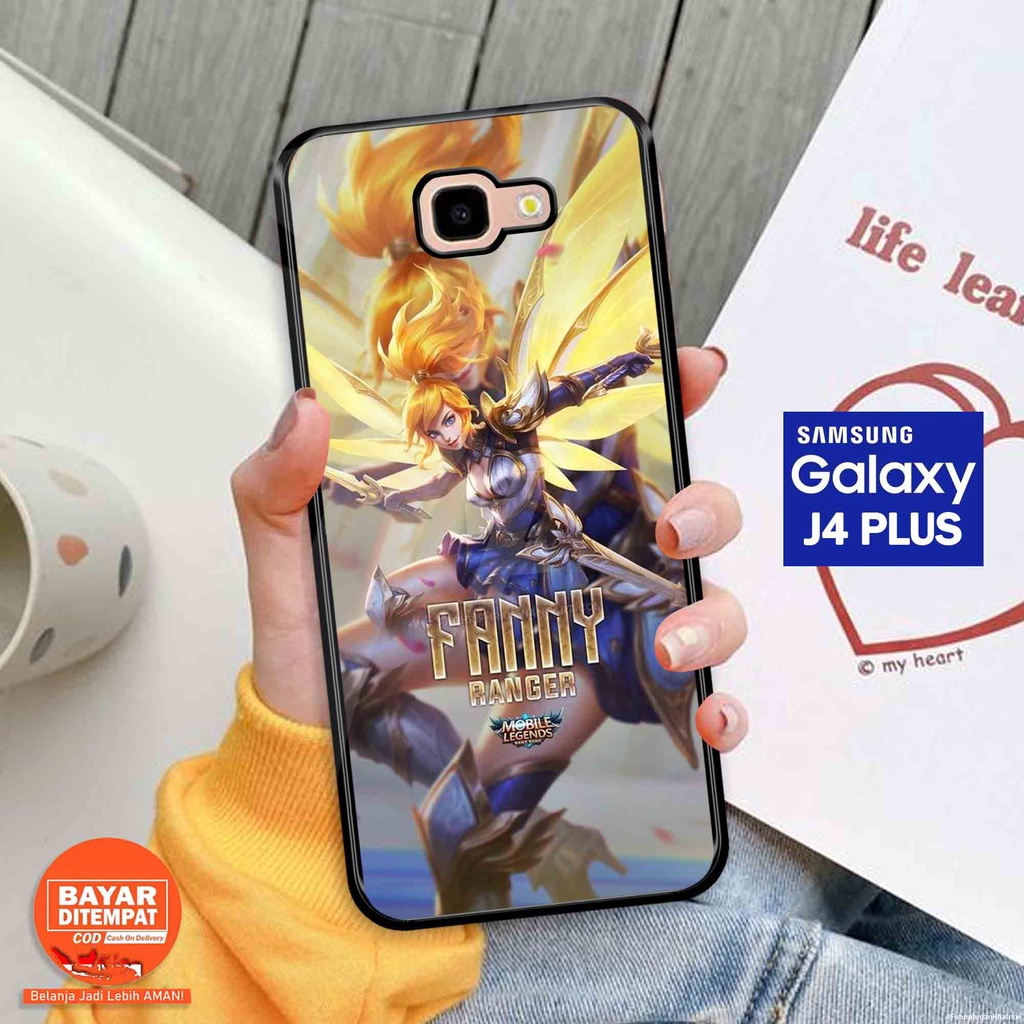 Untung Case Samsung J4 Plus [ Fold 35 ] - Hardcase Samsung J4 Plus  - Softcase Samsung J4 Plus - Cas