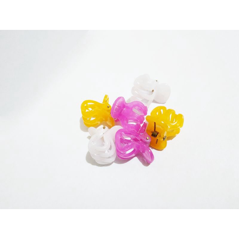 JPJ07 Jepit Jedai Jeday Mini Warna Warni 2cm Isi 6
