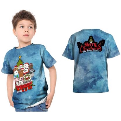 Kaos Baju T-shirt Murah Anak Laki-Laki Dan Perempuan Merry Christmas Natal 2021 Art10
