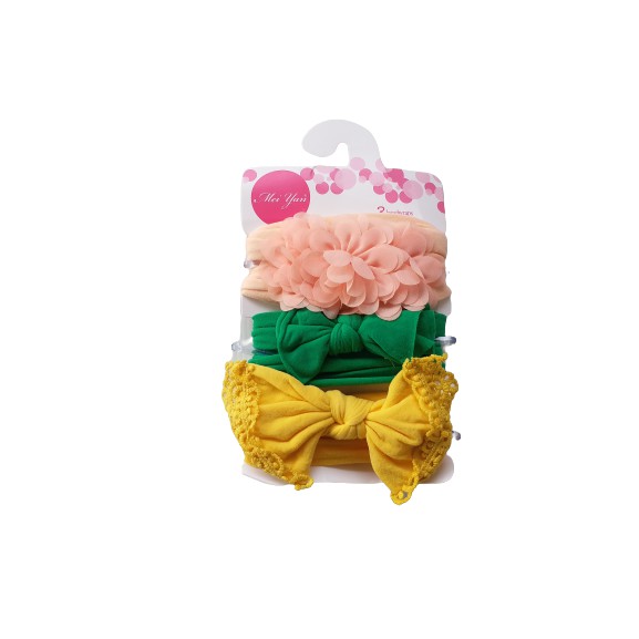 plazababyku Bandana RUFFLE Bandana Anak Bando Bayi Headband Anak Pita Simpul Melar