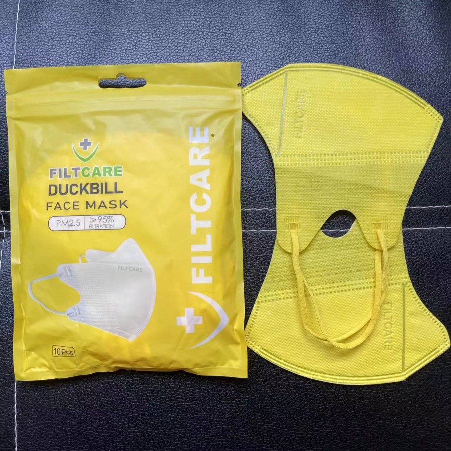MASKER DUCKBILL 10PCS MEDIS WARNA WARNI KUNING HITAM PUTIH COKLAT MERAH ABU BIRU HIJAU ORANGE PINK U