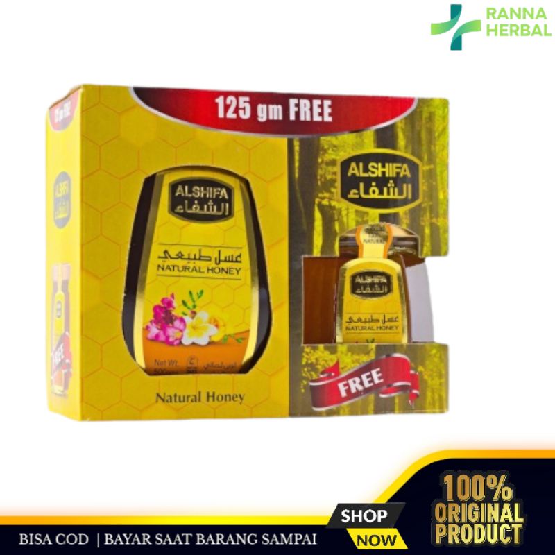 

Al Shifa Madu Arab Paket 500gr Free 125gr Asli Original POM