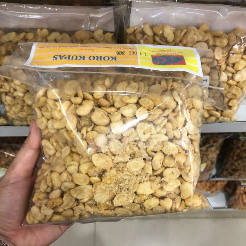 

kacang koro kupas