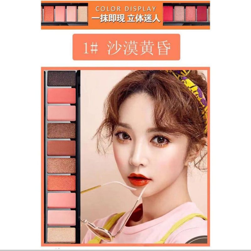 LAMEILA Fashion Matte Eyeshadow Pallet Makeup 10 warna