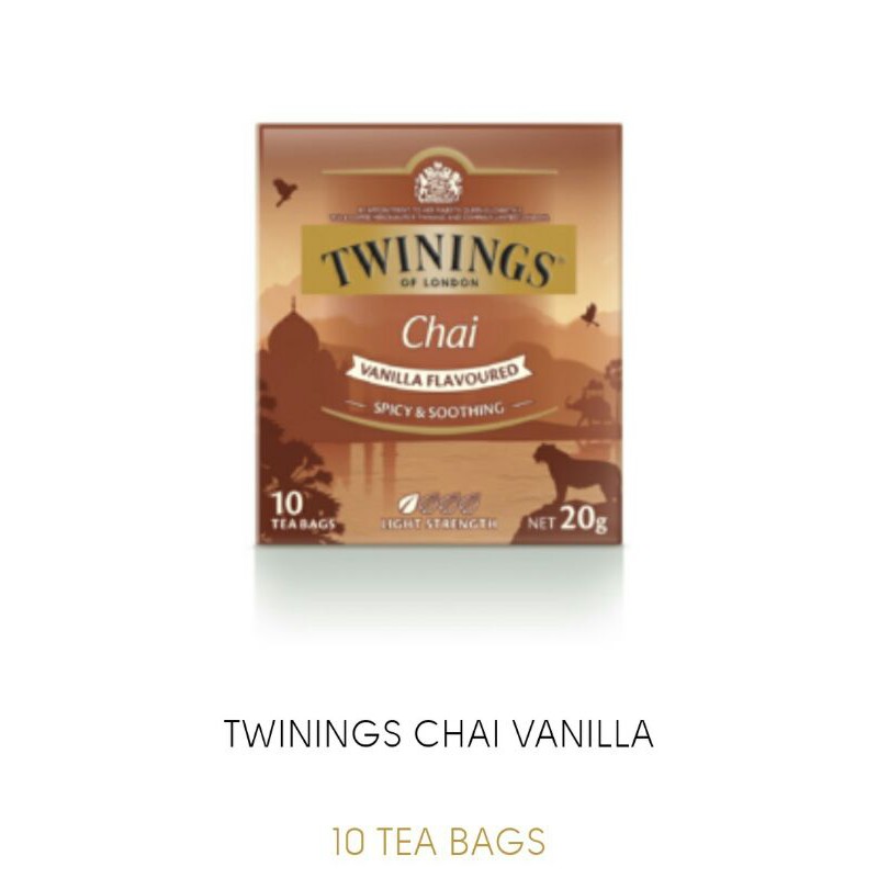 Twinings Chai Vanilla 10 tea bags