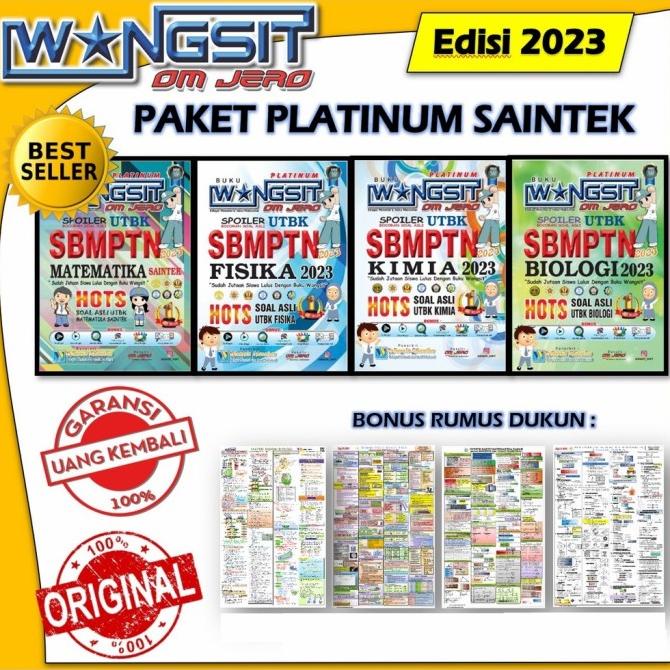 

Buku Wangsit PAKET PLATINUM SAINTEK Om JERO UTBK SBMPTN 2022 Star Seller Termurah